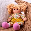 Bigjigs - Daisy Doll Blonde Hair and Yellow Dress additional 3