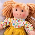 Bigjigs - Daisy Doll Blonde Hair and Yellow Dress additional 8