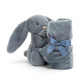 Jellycat - Bashful Dusky Blue Bunny Soother additional 5