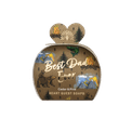 English Soap Company - Best Dad Ever Cedar &amp; Pine Luxury Heart Guest Soap 3 x 20g additional 1