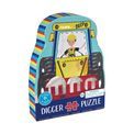 Floss &amp; Rock - Construction 12 Piece Puzzle additional 1