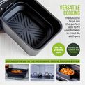 Tower - 2 Pack Rectangular Foldable Silicone Air Fryer Trays additional 6