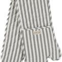 Stellar - Double Oven Glove - Grey Stripe additional 1