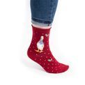 Wrendale Designs - Christmas Scarves Red Duck Socks additional 2