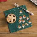 Wrendale Designs - Rockin' Robins Robin Christmas Lunch Napkin additional 2