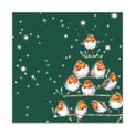 Wrendale Designs - Rockin' Robins Robin Christmas Lunch Napkin additional 1