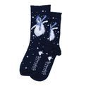 Wrendale Designs - Winter Wonderland Navy Penguin Socks additional 3