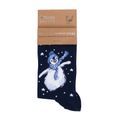 Wrendale Designs - Winter Wonderland Navy Penguin Socks additional 1