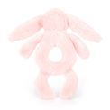 Jellycat - Bashful Pink Bunny Ring Rattle additional 3