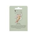 Wrendale Designs - Giraffe Flowers Pin Badge additional 1