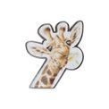 Wrendale Designs - Giraffe Flowers Pin Badge additional 2