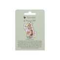 Wrendale Designs - Rabbit Head Clover Heels Pin Badge additional 2