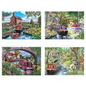 House of Puzzles - Cruising The Canals 4 x 500 Piece Jigsaw Puzzle additional 2