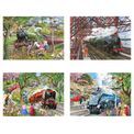 House of Puzzles - Steaming Along 4 x 500 Piece Jigsaw Puzzle additional 2