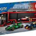 LEGO City - F1 Truck with RB20 &amp; AMR24 F1 Cars additional 1