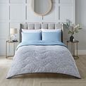 Night Lark - Blue Garden Coverless Duvet Set additional 5