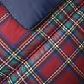 Night Lark Classic Tartan Coverless Duvet Set (Berry Red) additional 6