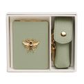 Alice Wheeler London - Compact Mirror &amp; LipStick Holder Gift Set Sage additional 3