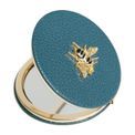 Alice Wheeler London - Round Compact Mirror Teal additional 2