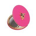 Alice Wheeler London - Round Compact Mirror Hot Pink additional 2