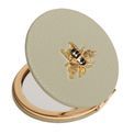 Alice Wheeler London - Round Compact Mirror Pistachio additional 2