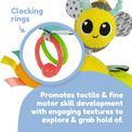 Lamaze - Bee with Flower Clip &amp; Go additional 8