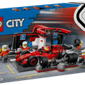 LEGO City - F1 Pit Stop &amp; Pit Crew with Ferrari Car additional 1
