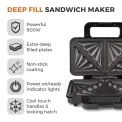 Tower - Deep Fill Sandwich Maker additional 4