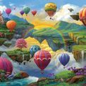 Ravensburger - Air Balloon Valley 500 Piece Jigsaw Puzzle additional 2