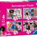 Ravensburger - Barbie 4 in a Box Jigsaw Puzzles additional 1