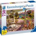 Ravensburger - Cozy Front Porch Views 750 Piece Jigsaw Puzzle additional 1
