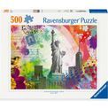 Ravensburger - New York Postcard 500 Piece Jigsaw Puzzle additional 1