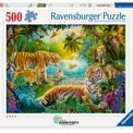 Ravensburger - Tiger family in Oasis 500 Piece Jigsaw Puzzle additional 2