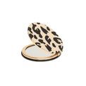 Alice Wheeler London - Round Compact Mirror Light Leopard Print additional 1