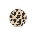 Alice Wheeler London - Round Compact Mirror Light Leopard Print additional 2