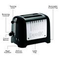 Dualit Lite 2 Slot Toaster - Gloss Black additional 3