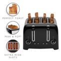 Dualit - Lite 4 Slot Toaster - Gloss Black additional 9