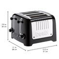 Dualit - Lite 4 Slot Toaster - Gloss Black additional 3
