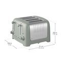 Dualit - Lite 4 Slot Toaster - Sage additional 3