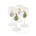 Spode Christmas Tree Set of 4 Wine Glasses additional 2