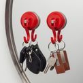Zeal - Suction Base Hooks Large Red Single additional 1