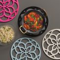 Zeal - Circular Trivet Mat Neon Pink Single additional 3