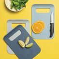Zeal - Slim Straight to Pan Large Chopping Board French Grey additional 3