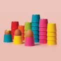 Zeal - Stacking Egg Cup Neon - Orange additional 2