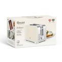 Swan - Solace 2 Slice Stainless Steel Toaster - Cream additional 2
