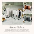 Swan - Solace 2 Slice Toaster Stainless Steel additional 7