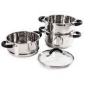 Tower - Essentials 18cm 3 Tier Stainless Steel Steamer additional 2