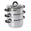 Tower - Essentials 18cm 3 Tier Stainless Steel Steamer additional 1