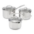 Stellar Profile - 3 Piece Draining Saucepan, Frying Pan &amp; Milk Pan Set additional 1