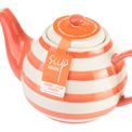 Siip - Wide Horizontal Stripe 2 Cup Teapot Red additional 3